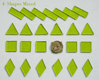4 Shapes Large Transparent Mosaic Tiles - Image 2