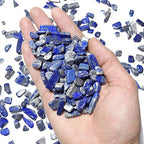 1 Lb Decorative Crystal Pebbles Irregular Shaped Lapis Lazuli Stones Small - Image 3