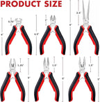 ARROW Mini Pliers Set, 6-Piece Precision Jewelry & Craft Kit – Includes Needle - Image 3