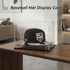 WANLIAN Clear Hat Display Case, Self-Assembly Acrylic Baseball Cap Holder Stand - Image 3