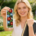 ACRNIGHEET 6PCS Cross Stitch Kits Stamped Cross Stitch Bookmark Kit - Image 7