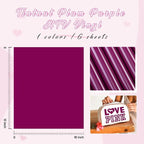 Tintnut Plum Purple Heat Transfer Vinyl, easy cut & weed, stretch washable - Image 2