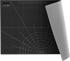 35" x 23" Self Healing PVC Cutting Mat, A1-Black or Gray | Large, Double Sided by FrenzyBird