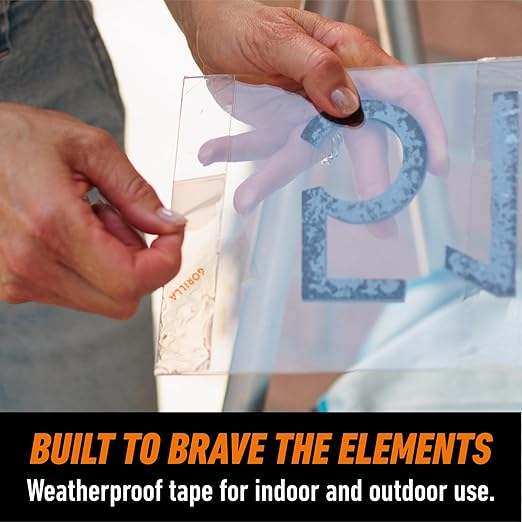 Gorilla Invisible Hold Mounting Tape, Holds up to 15 lbs, Permanent Bond - Image 5