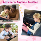 ZMLM Scratch Paper Art-Crafts Gift: 2 Pack Rainbow Notebooks Supplies Toys - Image 4