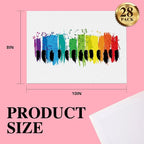 ESRICH Canvas Boards for Painting 8x10in, 28 Pack Bulk Canvases for Painting - Image 2