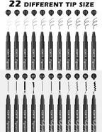 KEMYR Micro Fine liner Drawing Art Pens Calligraphy Pens: 22 Size Art supplies - Image 2