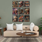 9 Pack Book Flower Diamond Art Kits - Image 5