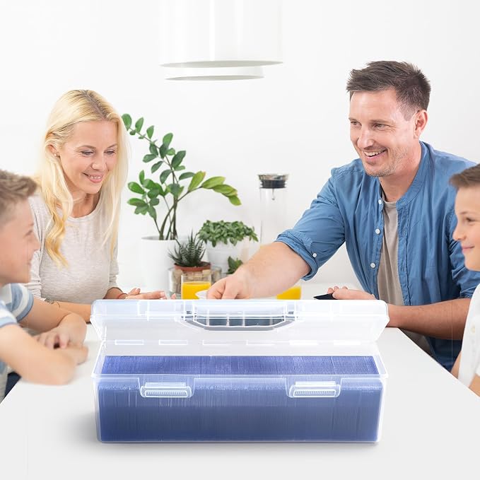 SUNEZLGO Storage Box For Toploader, Trading Card Storage Box Plastic, Playing - Image 2