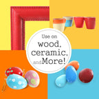 Artkey Acrylic Paint Set, 16 Colors 2 oz/59 ml Acrylic Paint Kit - Image 5