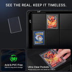 Foluck 9 Pocket Top Loader Binder, Holds 252 Toploaders, Side-Loading Trading - Image 4