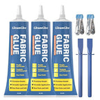 Fabric Glue Permanent, 150ml Extra Strong Fabric Adhesive, Washable Clear by GleamGlee