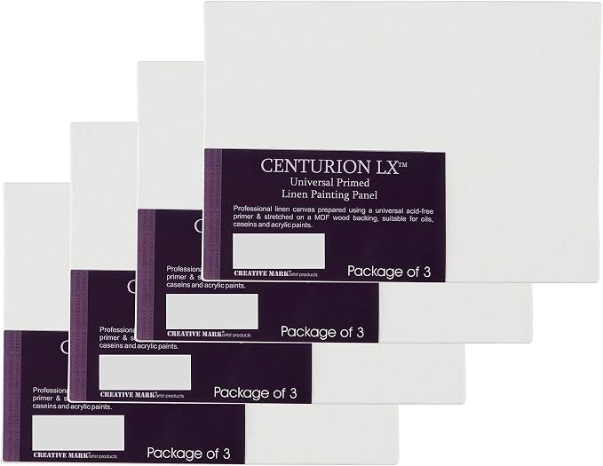 Centurion All-Media Primed Linen Panels by Centurion