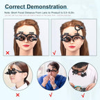 LXIANGN LED Head Mount Magnifier 10X 15X 20X 25X Hands-Free Magnifying Glass - Image 4