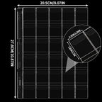 Coin Collecting Pages 5 Sheets 30 Pockets Standard 9Hole Coin Pocket Inserts - Image 2