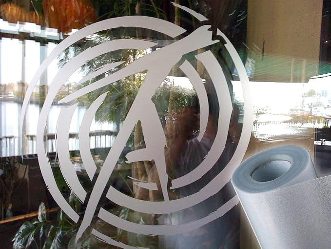 VViViD Frosted Matte Etched Adhesive Craft Window Vinyl Roll by VVIVIDVINYL