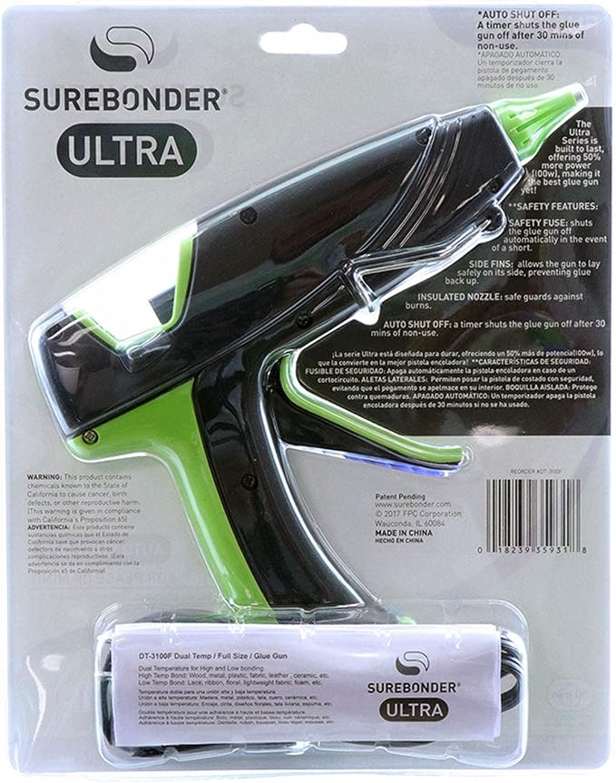Ultra Series 100 Watt Dual Temperature Full Size Hot Glue Gun - Image 6