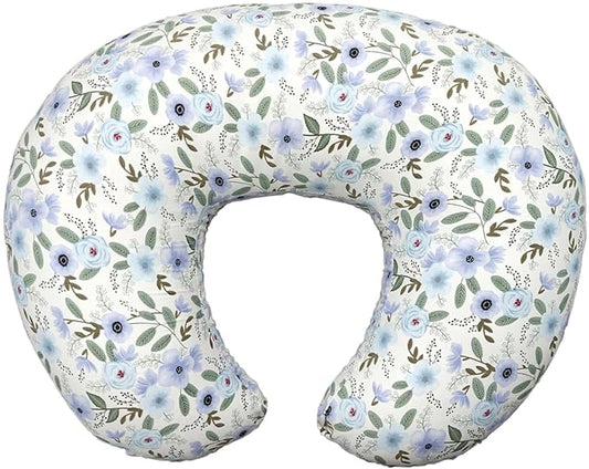 Nursing Pillow, Original Size Breastfeeding Pillows with Removable Cover, Breast Feeding Pillow with Breathable Filling, Ergonomic Nursing Essentials for Bottle and Breastfeeding- Leaves…