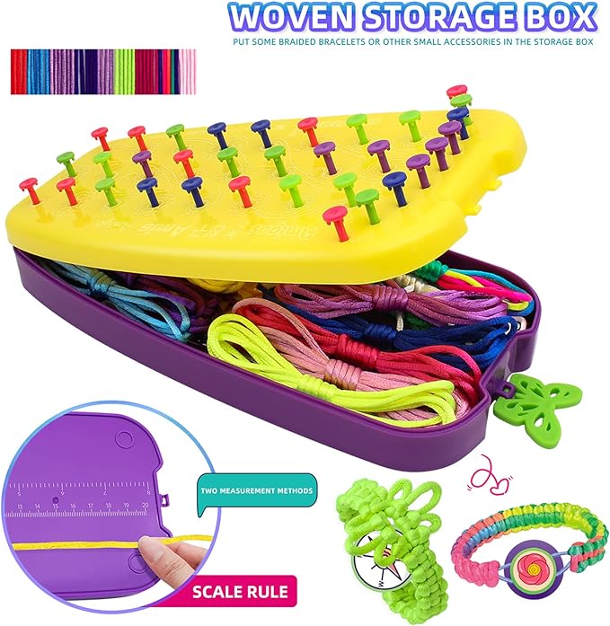 Friendship Bracelet Making Kit Toys, Ages 7 8 9 10 11 12 Year Old Girls Gifts - Image 5
