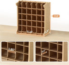 Paint Rack Organizer for 30 Bottles, Craft Supplies Storage, MDF Material - Image 3