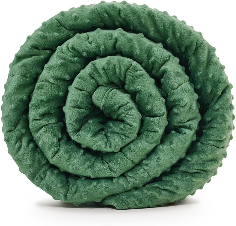 TONGDADA Minky Weighted Blanket | 40''x60'', 7lbs | Cozy and Soft Minky by TONGDADA