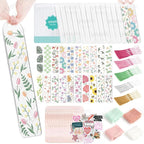 180 Pcs Acrylic Bookmark Blanks- 20 Set Bookmark Making Kit by yoppix