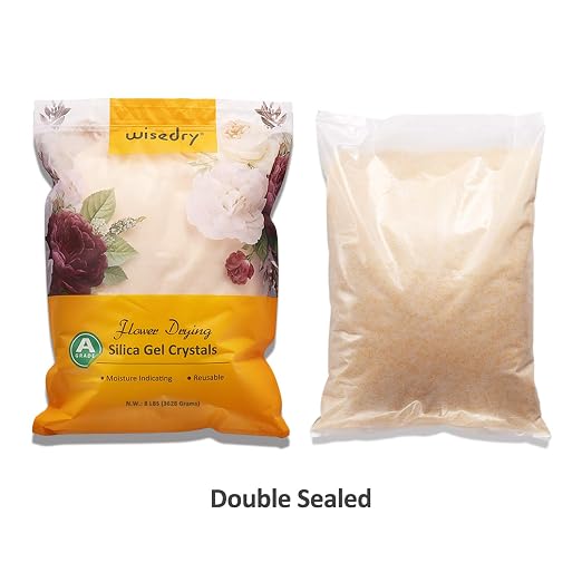 wisedry 8 LBS Silica Gel Flower Drying Crystals, Fine Crystals < 1mm, Color - Image 2