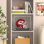 Mini Football Helmet Display Case Self-Assembly Dustproof Acrylic Display Case - Image 7