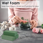 6 Pack 5.5"L x 3.1"W x 1.6"H Floral Foam Blocks, Styrofoam - Image 6