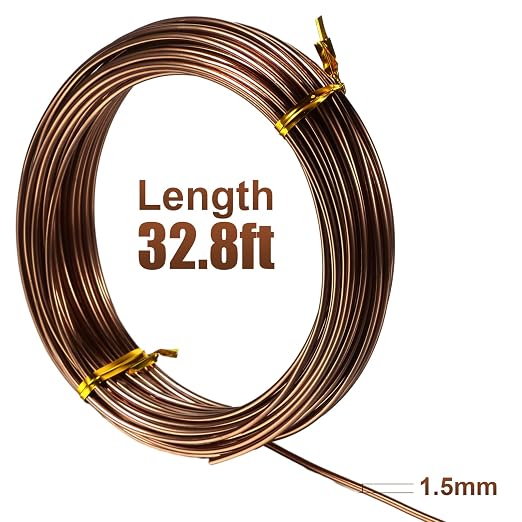 TecUnite Aluminum Craft Wire for Sculpting Armature Bendable Craft Wire for DIY - Image 3