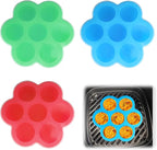 3 Pack Silicone Air Fryer Egg Bite Mold by Qicfrk