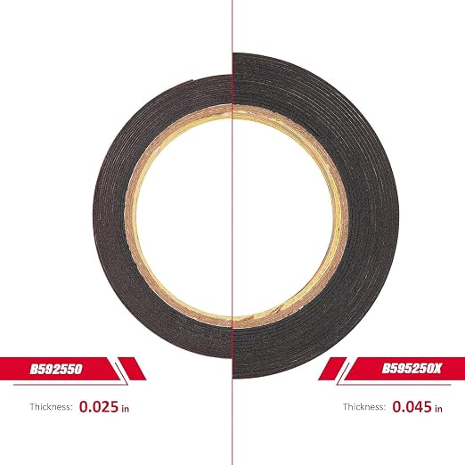 3M Double Sided Tape 0.75" x 15.4 Ft 2 Pack Heavy Duty 5925 Black | Mounting - Image 3