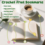WaldyWop Crochet Kit for Beginners: 5 PCS Fruit Bookmarks Crochet Kits w/ 40% - Image 4