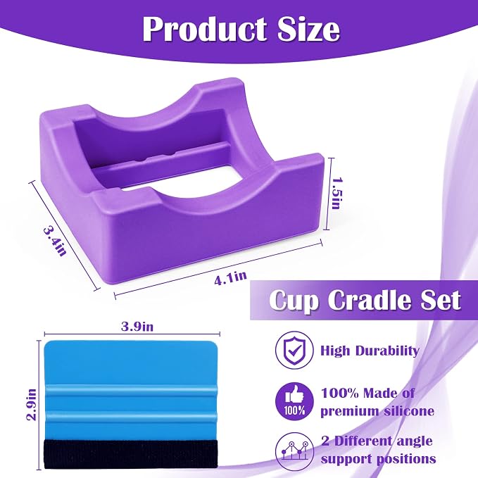 Mity rain Cup Cradle for Tumblers, Sturdy Tumbler Cradle - Image 5