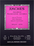 Arches Watercolor Pad 9x12 Inches 140lb/300gsm Hot Press by ARCHES