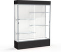 Waddell Spirit Lighted Floor Display Case, Satin Finish by WADDELL