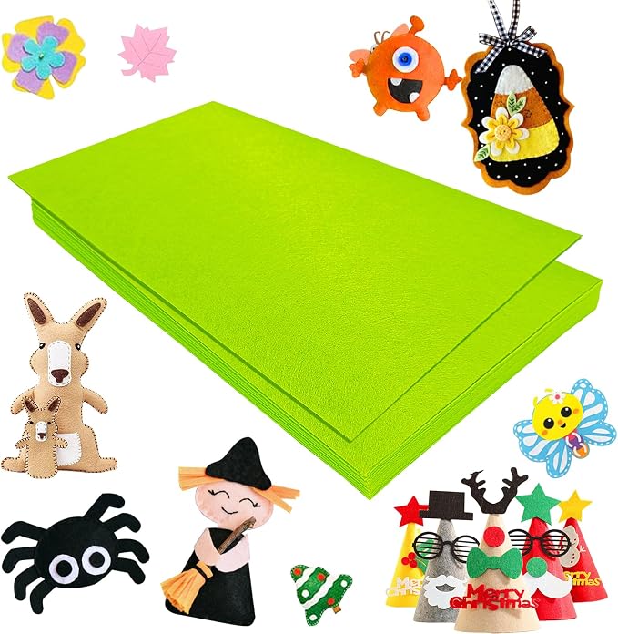 Jtnohx Felt for Crafts, Craft Felt Square for Sewing - Image 4
