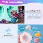 LET'S RESIN Silicone Mold Making Kit-Translucent Silicone Rubber Non-Toxic - Image 4