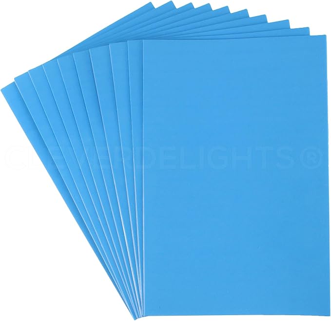 10 Pack - CleverDelights 8" x 12" Foam Sheets - Assorted Colors - Large Self - Image 3
