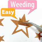 Bronze Glitter Heat Transfer Vinyl, Glitter Iron-On - Image 5