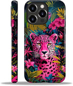ZHEGAILIAN Case for iPhone 16 Pro Max, Panther Leopard Flower Durable by Home