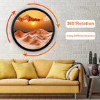 24" Moving Sand Art, 3D Sand Art Pictures Deep Sea Sandscape Living Room - Image 2
