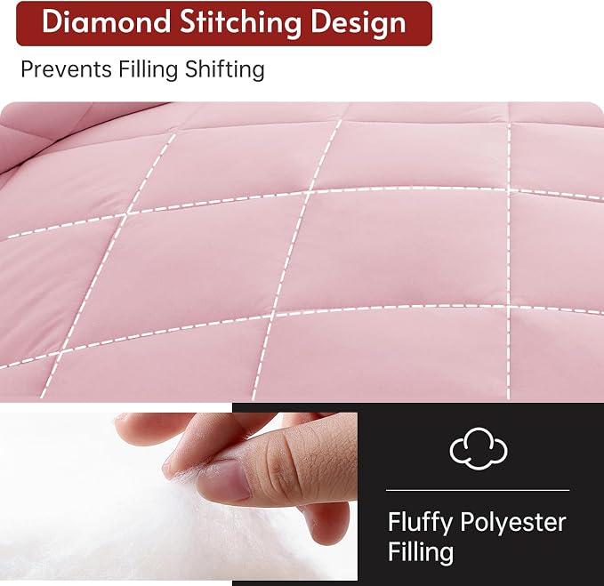 MUXHOMO 5 Pieces Twin XL Comforter Set, Reversible Bed in a Bag Twin XL Size - Image 7