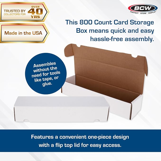 BCW 800ct Trading Card Storage Boxes - Image 2