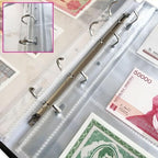 MUQING 60 Pockets Dollar Bill Holder Pages, 20 Sheets Currency Paper Money - Image 6