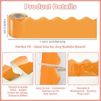 6 Rolls 196.8 Ft Bulletin Board Borders - Image 4