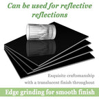 8 x 12 Black Acrylic Sheet 1/4 inch Thick 6mm Black Plexiglass Sheet, DIY - Image 3