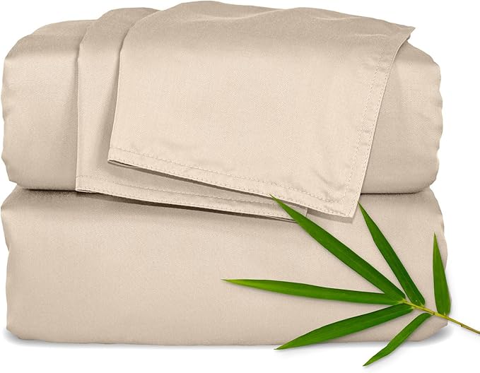 Pure Bamboo King Sheets, Genuine 100% Organic Viscose Derived from Bamboo Bed by PureBamboo
