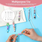 40pcs Beadable Bookmarks DIY Metal Blank Bar Bookmark - Image 5