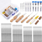 WONVOC 104 Pcs Felting Needles Set, Needle Felting Tool Kit, 4 Sizes &Types by wonvoc